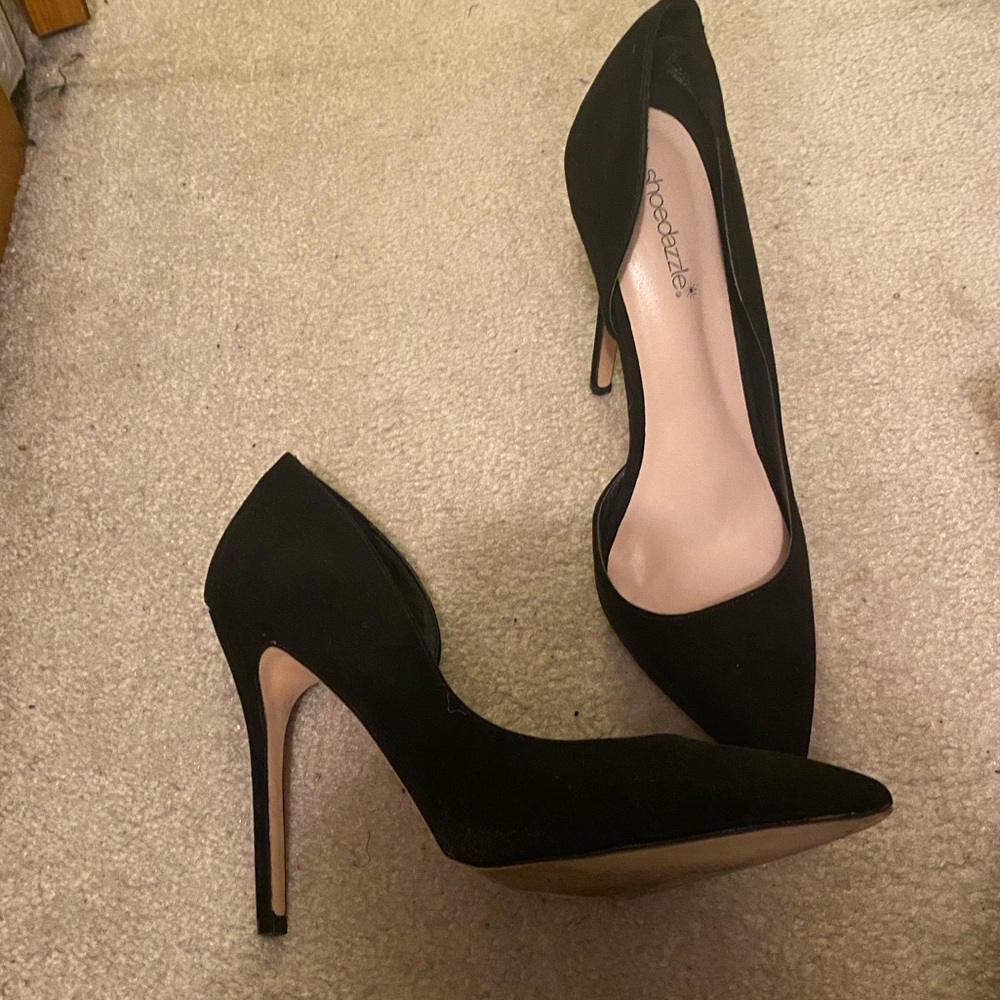 Black pumps by ShoeDazzle, lightly worn size 10